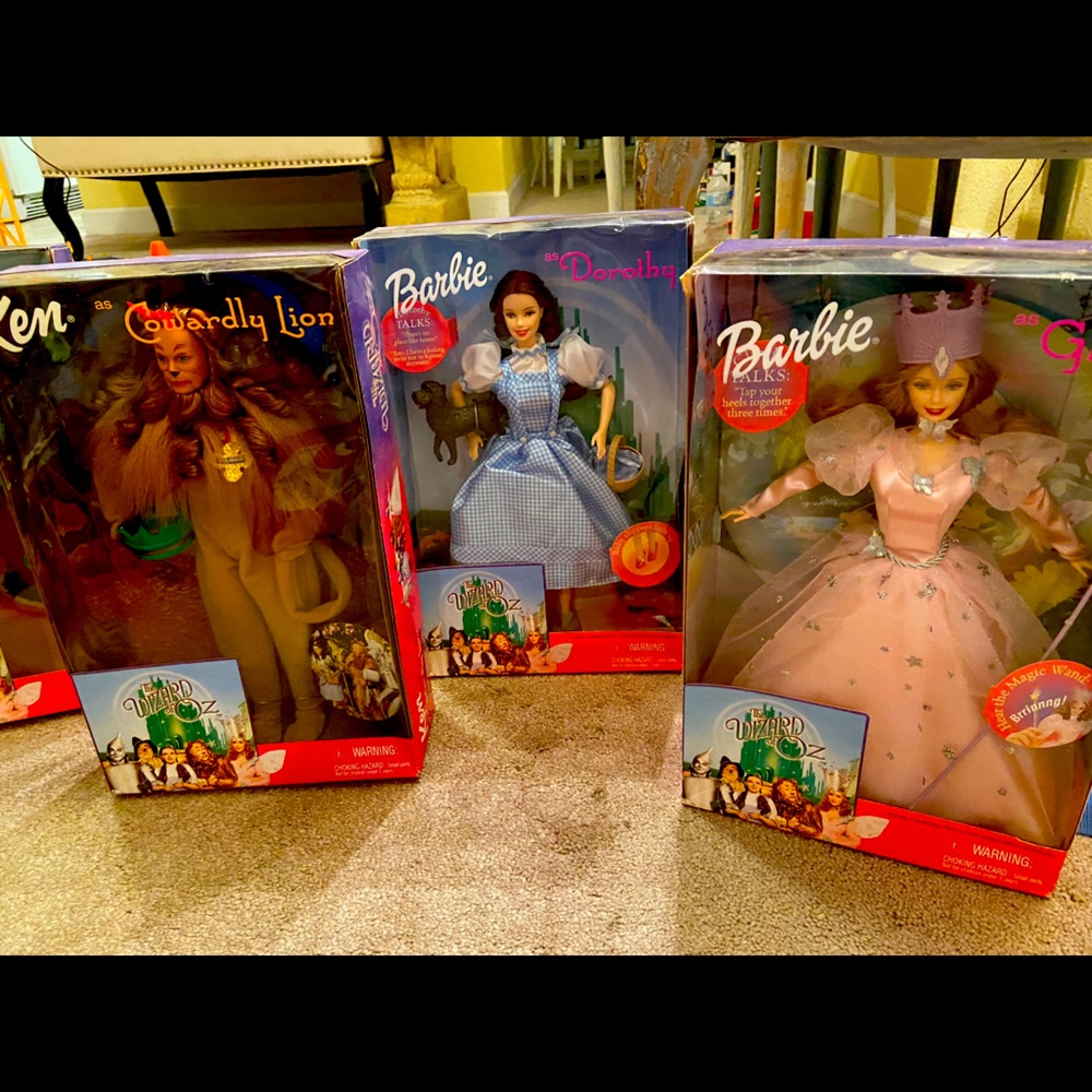 All 6 Wizard of Oz pink label babie